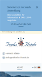 Mobile Screenshot of fuchs-hotels.de